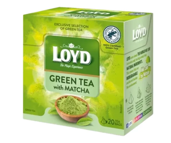Zala teja LOYD Green Matcha, 20 x 1,5g