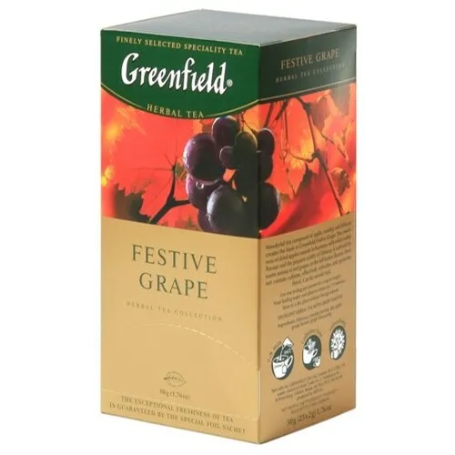 Zāļu tēja Festive Grape 25x2g, Greenfield
