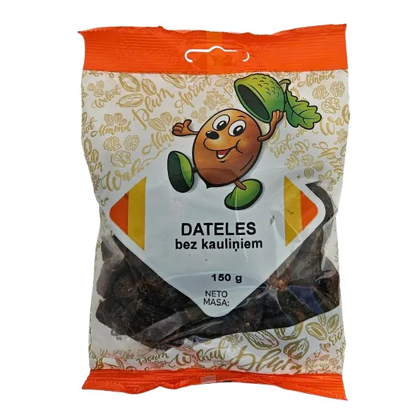 Žāvētas dateles b/k 150g, LATS