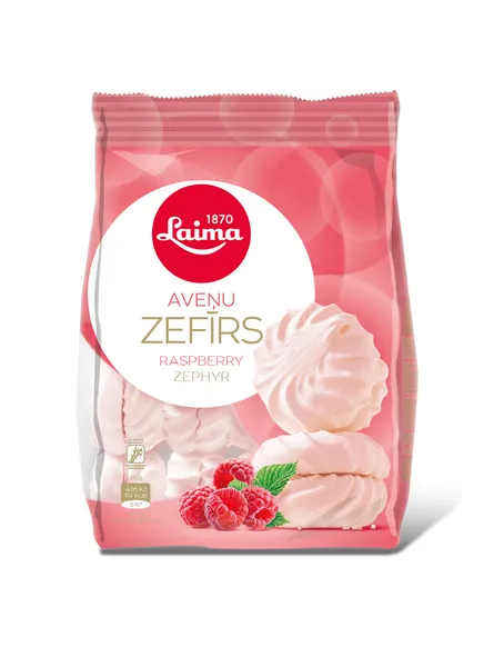 Zefīrs LAIMA aveņu 200g