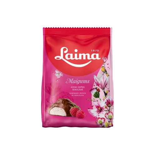 Zefīrs šokolādē aveņu Maigums 175g, Laima