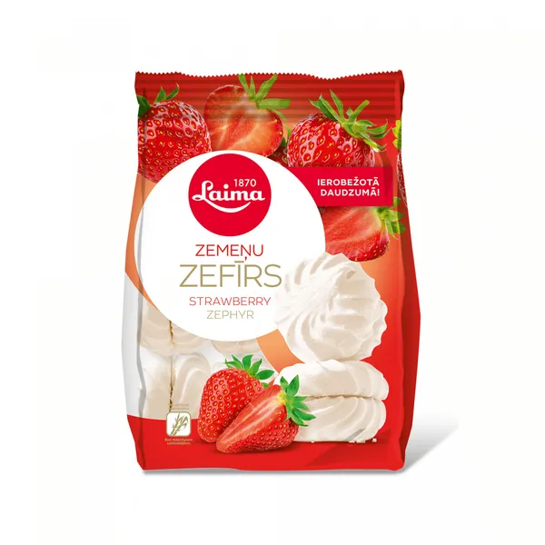 Zefīrs Laima zemeņu 200g