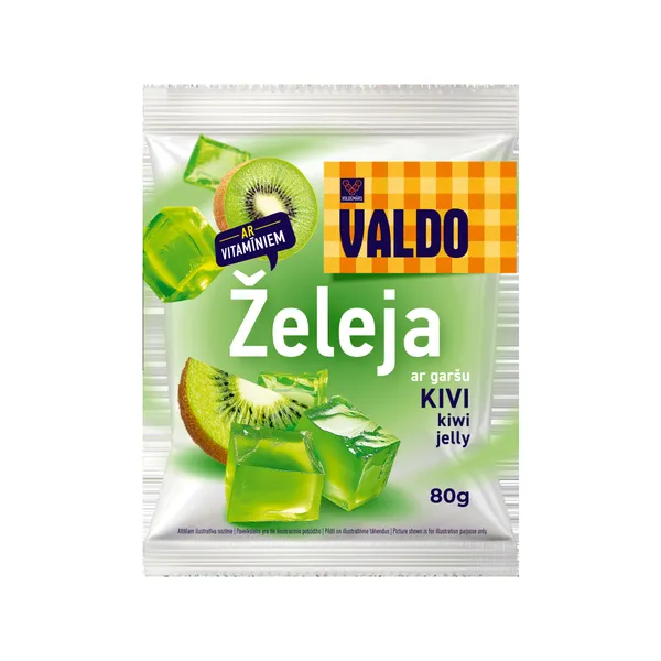 Želeja VALDO kivi + vitamīni, 80g