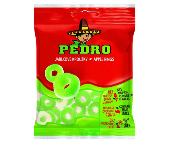 Konfektes želejas Pedro Apple Rings 80g