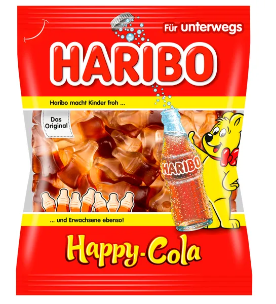 Želejas konfektes Happy Cola 100g, Haribo