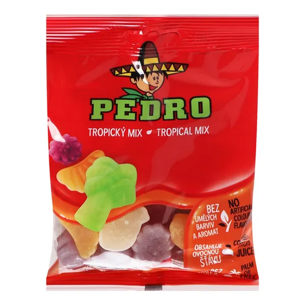 Konfektes želejas Pedro Tropical Mix 80g