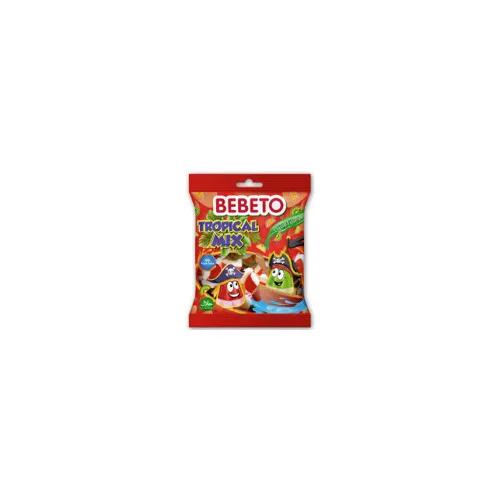 Želejkonfektes Bebeto Tropical Mix 80 g