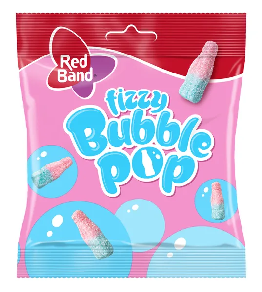 Želejkonfektes Red Band Bubble Pop 100g