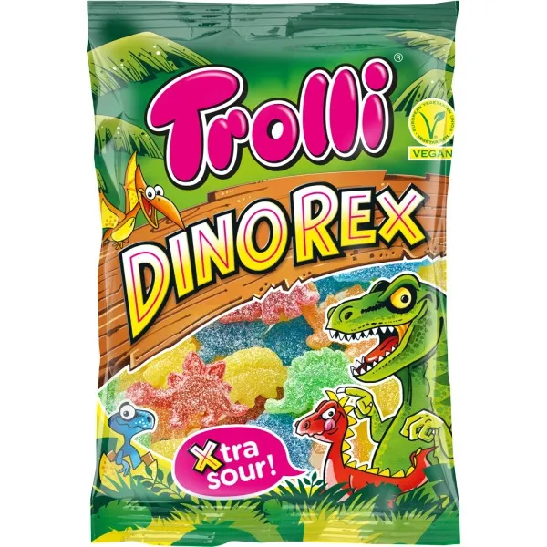Želejkonfektes TROLLI Dinorex 100g