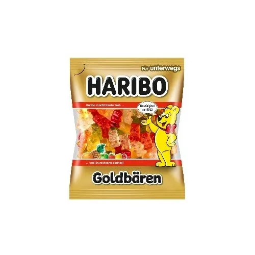Želejkonfektes Goldbaren 100g, Haribo
