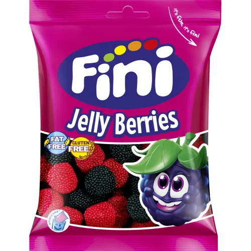 Želejkonfektes Jelly Berries 90g, Fini