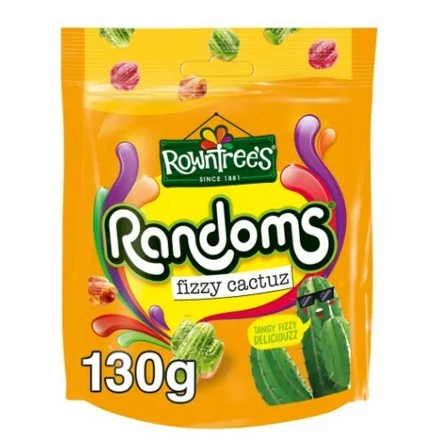 Želejkonfektes skābās Randoms Fizzy Cactuz 130g, Rowntrees
