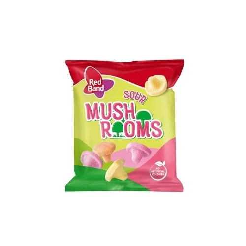 Želejkonfektes RED BAND Sour Mushrooms 100g