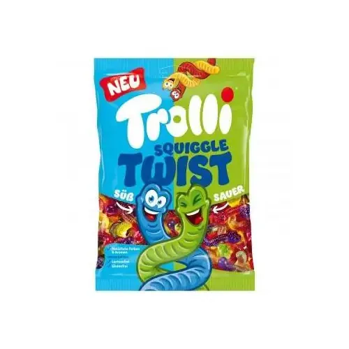Želejkonfektes Squiggle Twist Trolli 175g