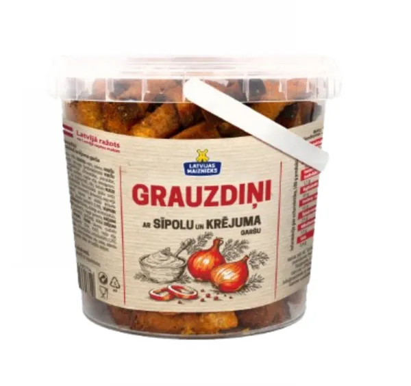 ZELTENES Grauzdiņi ar sīpolu un skābā krējuma garšu 300g