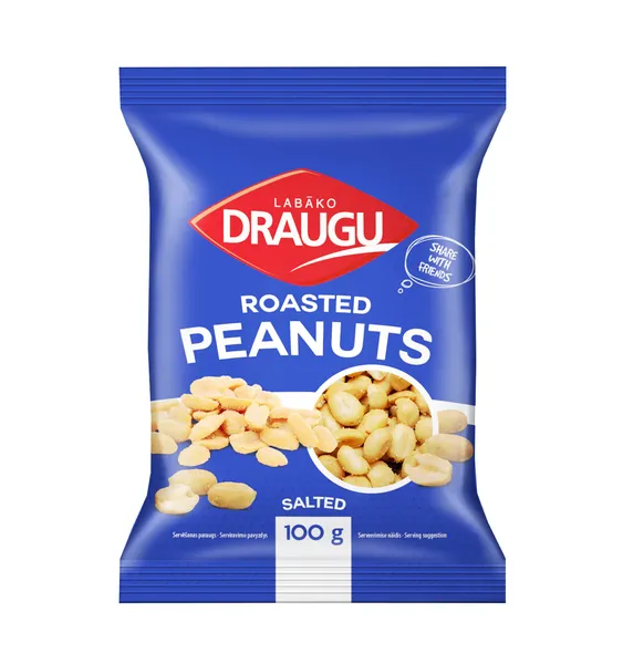 Zemesrieksti Draugu grauzdēti sālīti 100g