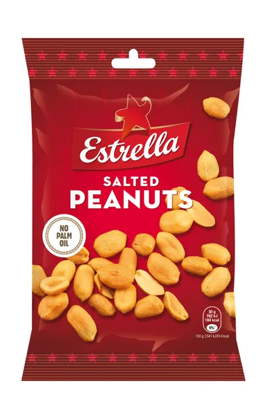 Zemesrieksti grauzdēti un sālīti 175g, Estrella