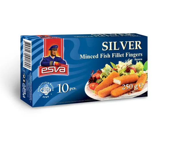 Zivju pirkstiņi Silver 250g, Esva