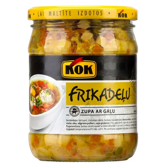 Zupa Frikadeļu ar gaļu 480g, KOK