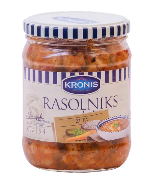 Zupa "Rasoļņiks"  "KRONIS" 470 g