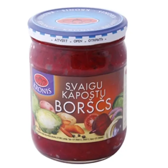 Zupa "Svaigu kāpostu borščs" "KRONIS" 460 g