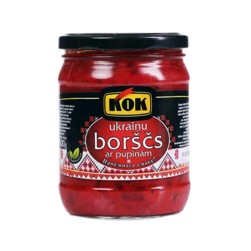 Zupa Ukraiņu borščs ar pupiņām 500g, KOK