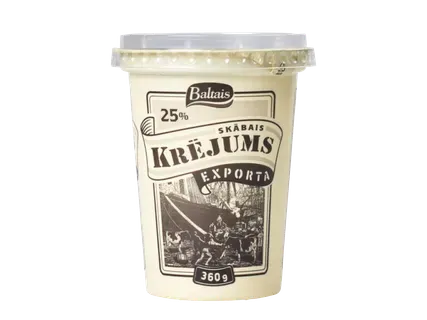 Skābais krējums Exporta 25% 360g