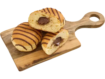 Berlīneri ar šokolādes un riekstu garšas pildījumu