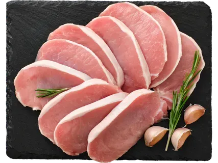 Cūkgaļas karbonāde šķēlēs bez kaula, atdz.