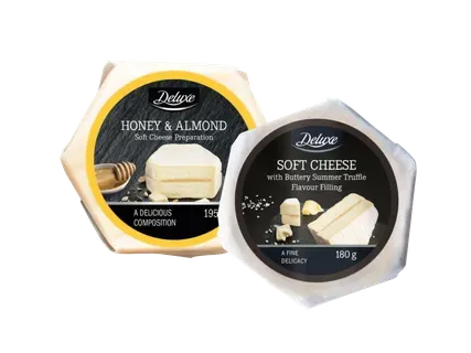 Deluxe Mīkstais siers ar piedevēm dažādi veidi