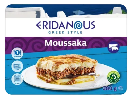 Eridanous Kartupeļu un gaļas sacepums „Moussaka“