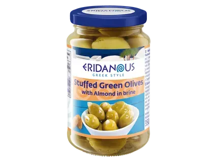ERIDANOUS Pildītas zaļās olīvas