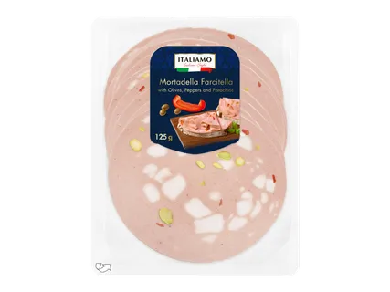 ITALIAMO Desa Mortadella ar pistācijām šķēlēs