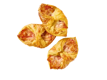 Kārtainās mīklas kabatiņa Carbonara