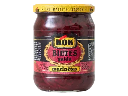Bietes marinētas galda Kok 500g/275g