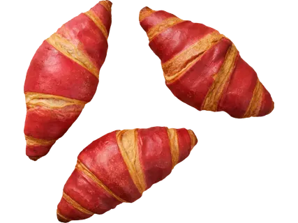 Kruasāns ar aveņu pildījumu