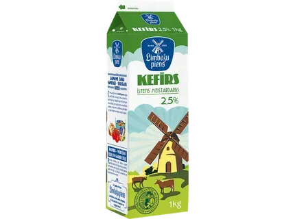 Kefīrs 2.5% 1kg, Limbažu Piens