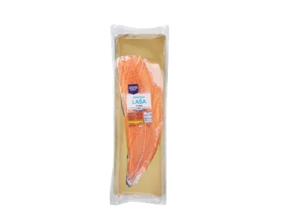 LV Atlantijas laša fileja ar ādu, atlaidināta