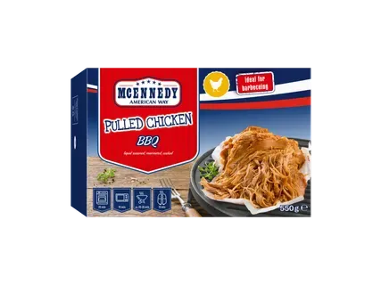 MCENNEDY Plucināta cāļa gaļa BBQ