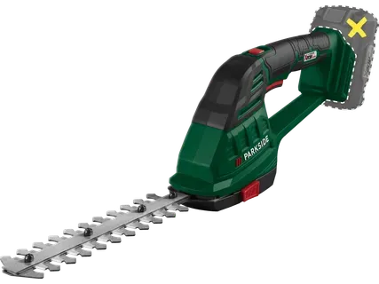 PARKSIDE Ar akumulatoru darbināmas zāles un krūmu šķēres 20 V PAGS 20-Li A1