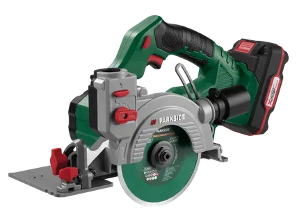 PARKSIDE Ar akumulatoru darbināms flīžu griezējs 20 V PAFS 20 A1