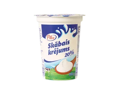 Pilos Skābais krējums 20%