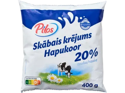 Pilos Skābais  krējums 20% tauku