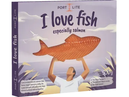 PORT LITE Auksti kūpināta laša fileja
