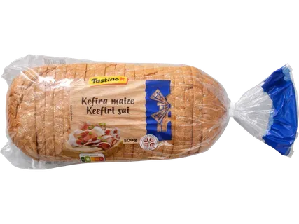 Tastino Kefīra maize šķēlēs