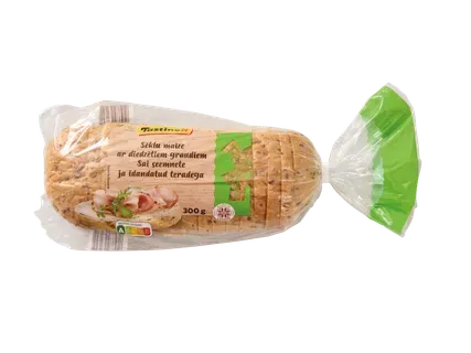 Tastino Sēklu maize ar diedz.graudiem šķēlēs