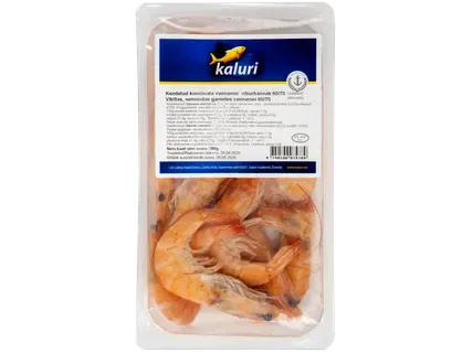 Kaluri Vannamei garneles vārītas