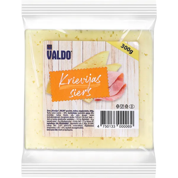 Siers 'KRIEVIJAS' 45% 'VALDO' 300g EU