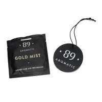 89 AROMATIC Gold Mist papīra gaisa atsvaidzinātājs