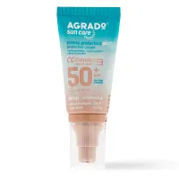AGRADO saules CC aizsargkrēms sejas un kakla ādai ar SPF50 50ml